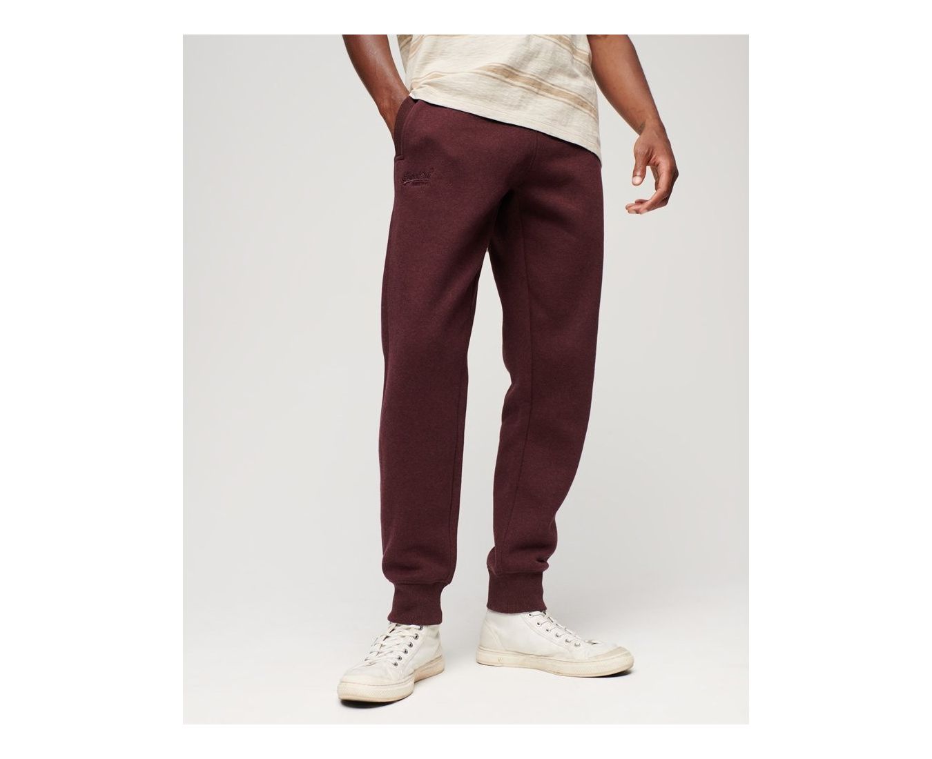 Superdry M7011032A Organic Cotton Vintage Logo Embroidered Joggers 