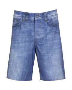Bench Mens Davis Denim Print Swim Shorts Board shorts