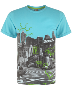 Bnwt Boys Sky T-Shirt Bench Variation S/S Tee Bench Free Tee Sky