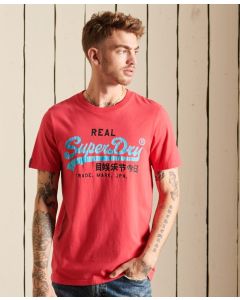 Superdry M1011143A Vintage Logo American Classic T-Shirt-RED