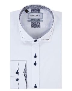 Spectre Byron Shirt-WHITE