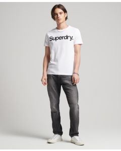 Superdry M1011355A Core Logo T-Shirt-OPTIC