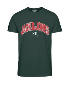 Jack & Jones JcoCircle Crew Neck T-Shirt-GREEN