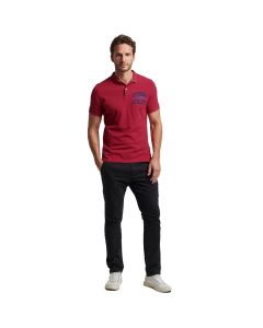 Superdry M1110349A  Superstate Polo Shirt-RED