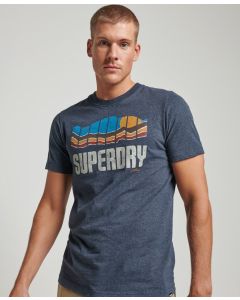 Superdry M1011531A Vintage Great Outdoors T-Shirt-INDIGO