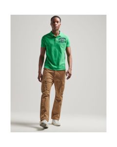 Superdry M1110349A  Superstate Polo Shirt-GREEN