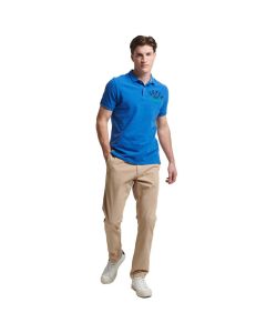 Superdry M1110349A  Superstate Polo Shirt-BLUE