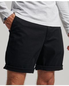 Superdry M7110397A Vintage Officer Chino Shorts-BLACK