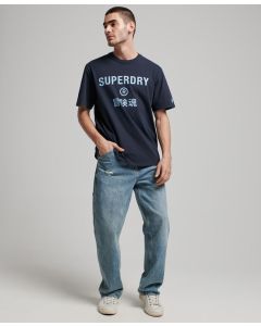 Superdry M1011656A Code Core Sport T-shirt-NAVY