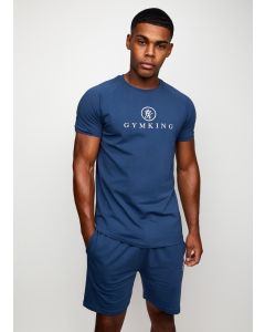 Gym King Pro Jersey Tee-BLUE