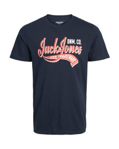 Jack & Jones JJElogo Crew Neck T-Shirt-BLUE