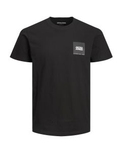 Jack & Jones JJERover Crew Neck T-Shirt-BLACK