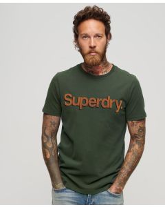 Superdry M1011754A Core Logo Classic T-Shirt-GREEN